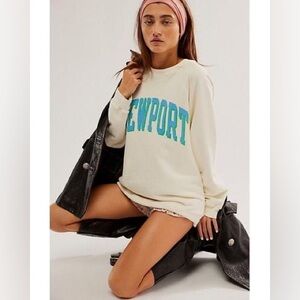 Free people classic crew Newport sweatshirt
